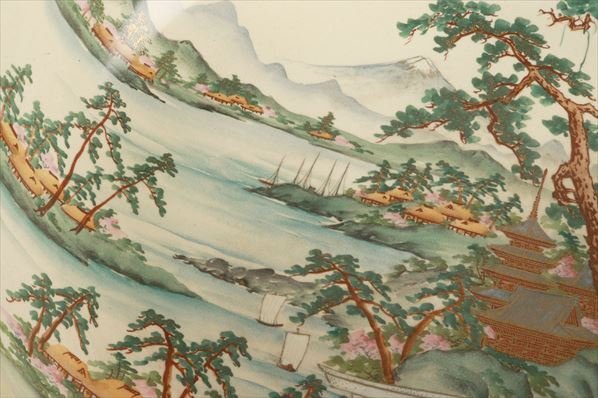 E878 】 超別格品 明治期本筋最高峰の献上薩摩焼 超細密盛上金彩絵付水