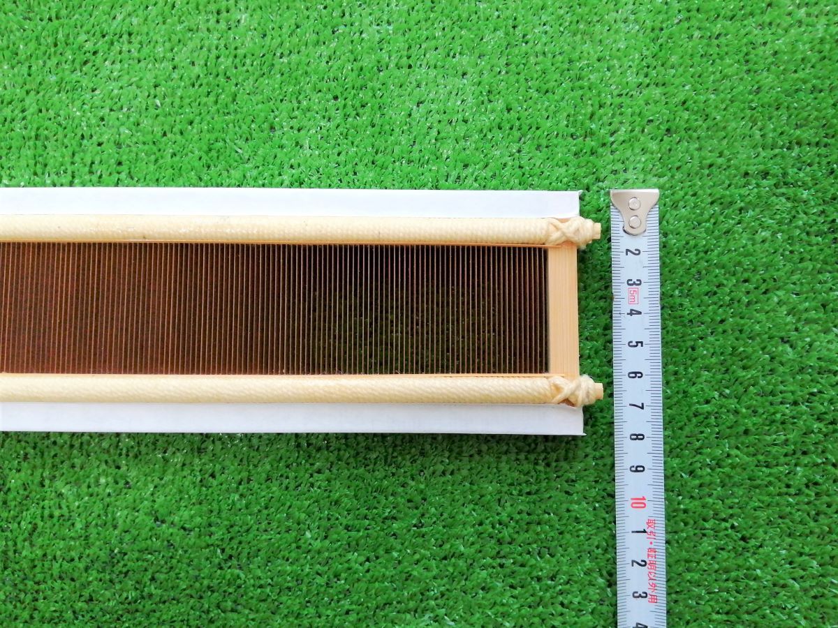 竹筬 6羽/cm×45cm×80mm 筬熊リード製作所 再生竹筬 手織り 機織り 道具