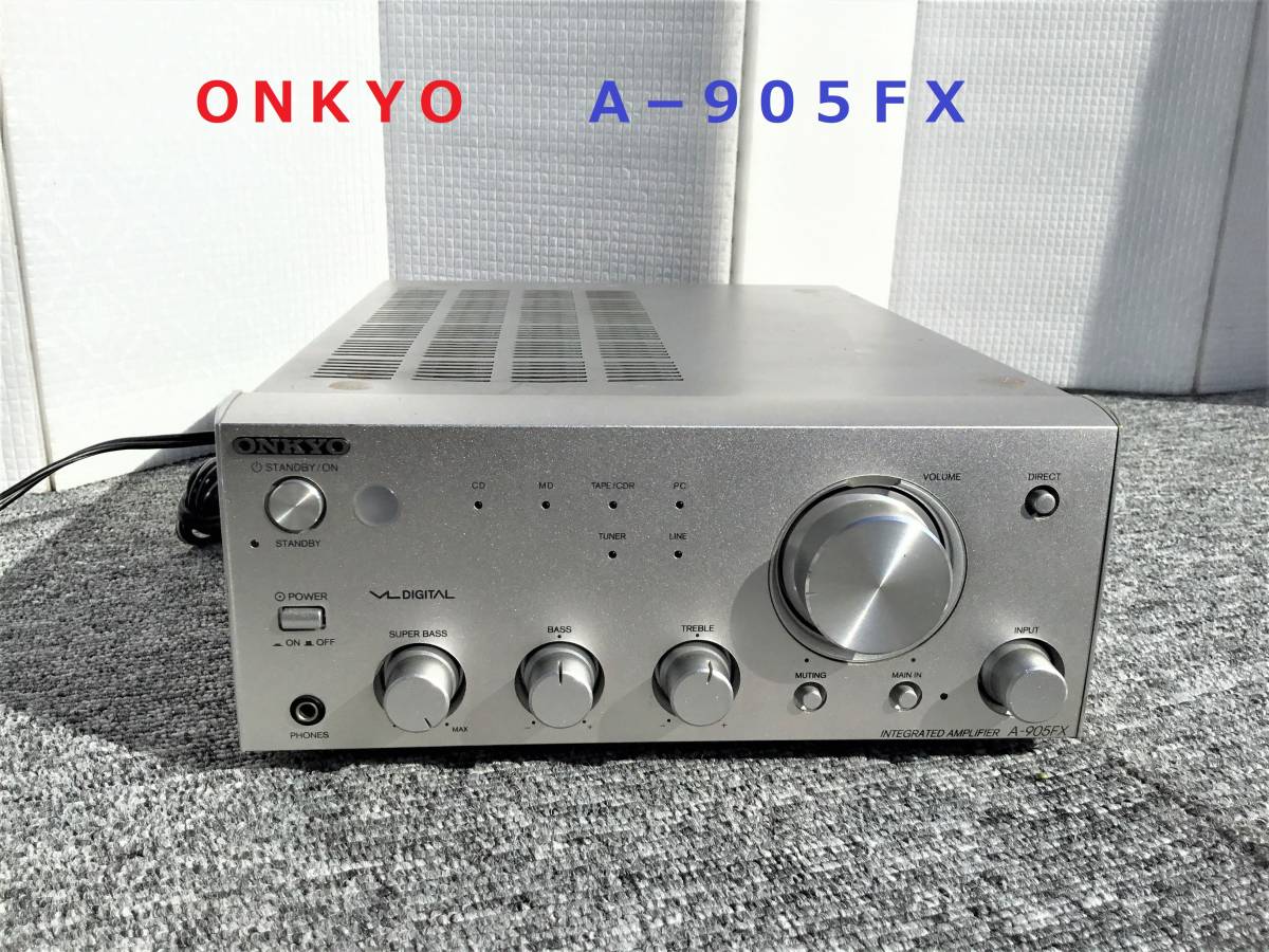 ONKYO プリメインアンプ INTEC205 A-905FX(S) ⁄シルバー オンキョー