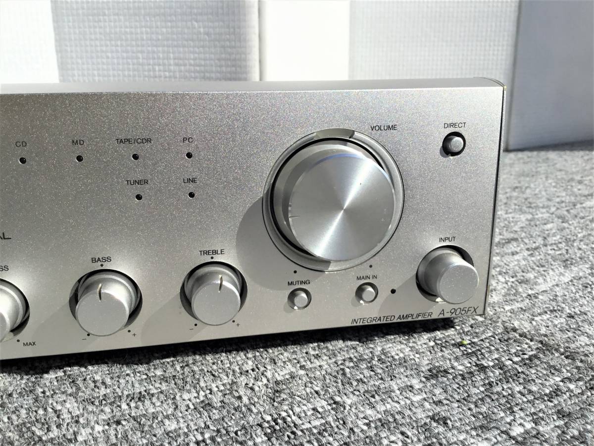 ONKYO プリメインアンプ INTEC205 A-905FX(S) ⁄シルバー オンキョー