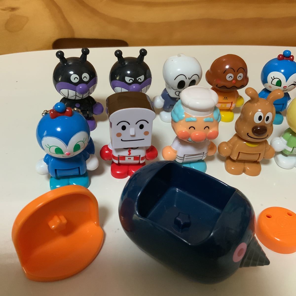 ☆アンパンマンタウン ドール セット☆大量 ホラーマン もぐりん 
