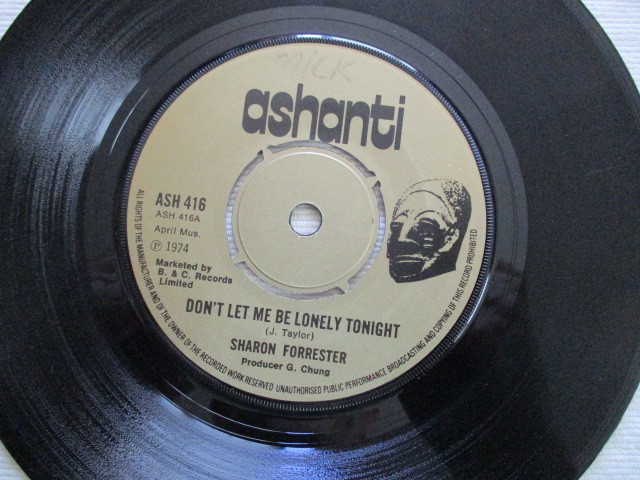定番人気，大得価 SHARON FORRESTER 7 DON'T LET ME BE LONELY TONIGHT UK ORG EP(レゲエ)｜売買されたオークション情報、yahooの商品情報をアーカイブ公開 - オークファン レゲエ