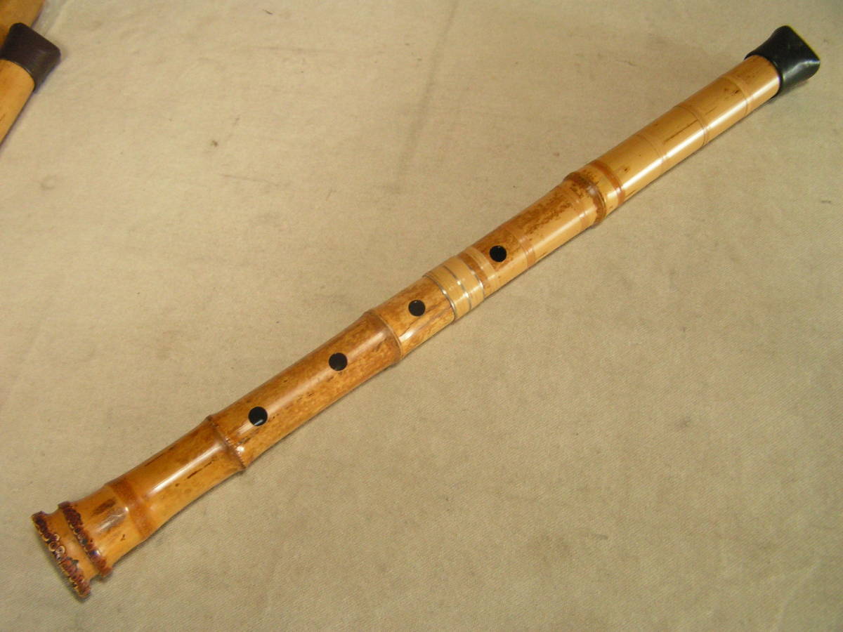 古い尺八（容山銘有り）琴古流61．0cm（2尺0寸） 【公式通販】