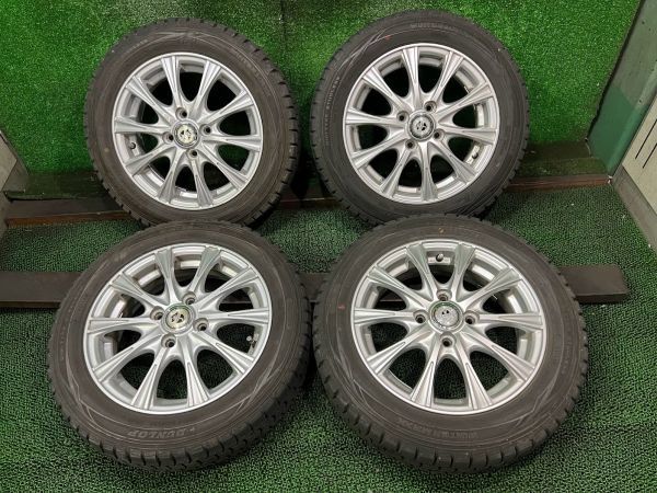 ダンロップ ウィンターマックスWM01 155/65R14 アルミホイール付き 