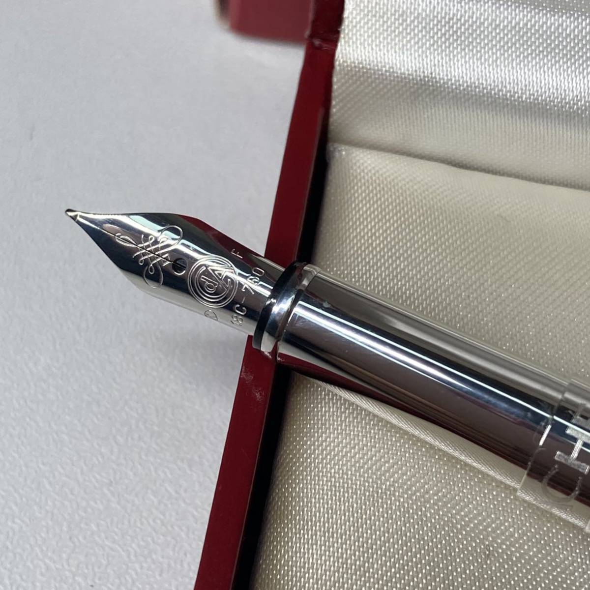 カランダッシュ CARAN d'ACHE 万年筆 ペン先K18 18C-750 F 未使用