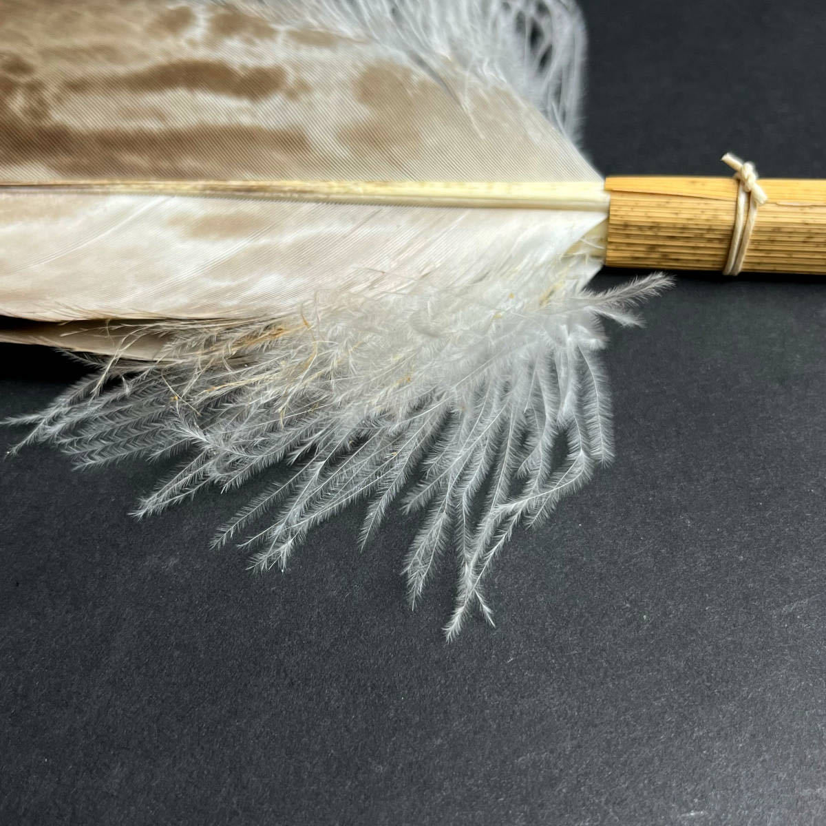 羽箒 - 三ツ羽 茶道具 抹茶と茶道具の 竹裕斉作 茶と和
