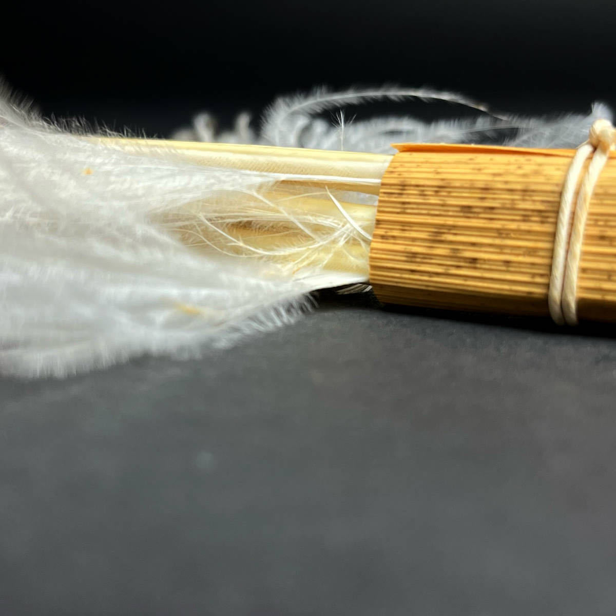 羽箒 - 三ツ羽 茶道具 抹茶と茶道具の 竹裕斉作 茶と和