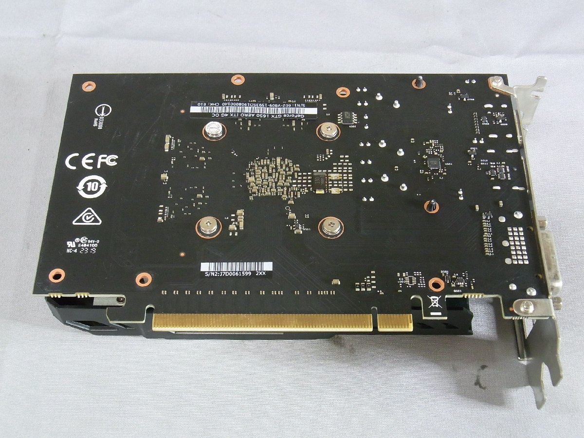 B30402 O-03080 MSI GeForce GTX1650 AERO ITX 4G OC ジャンク GeForce