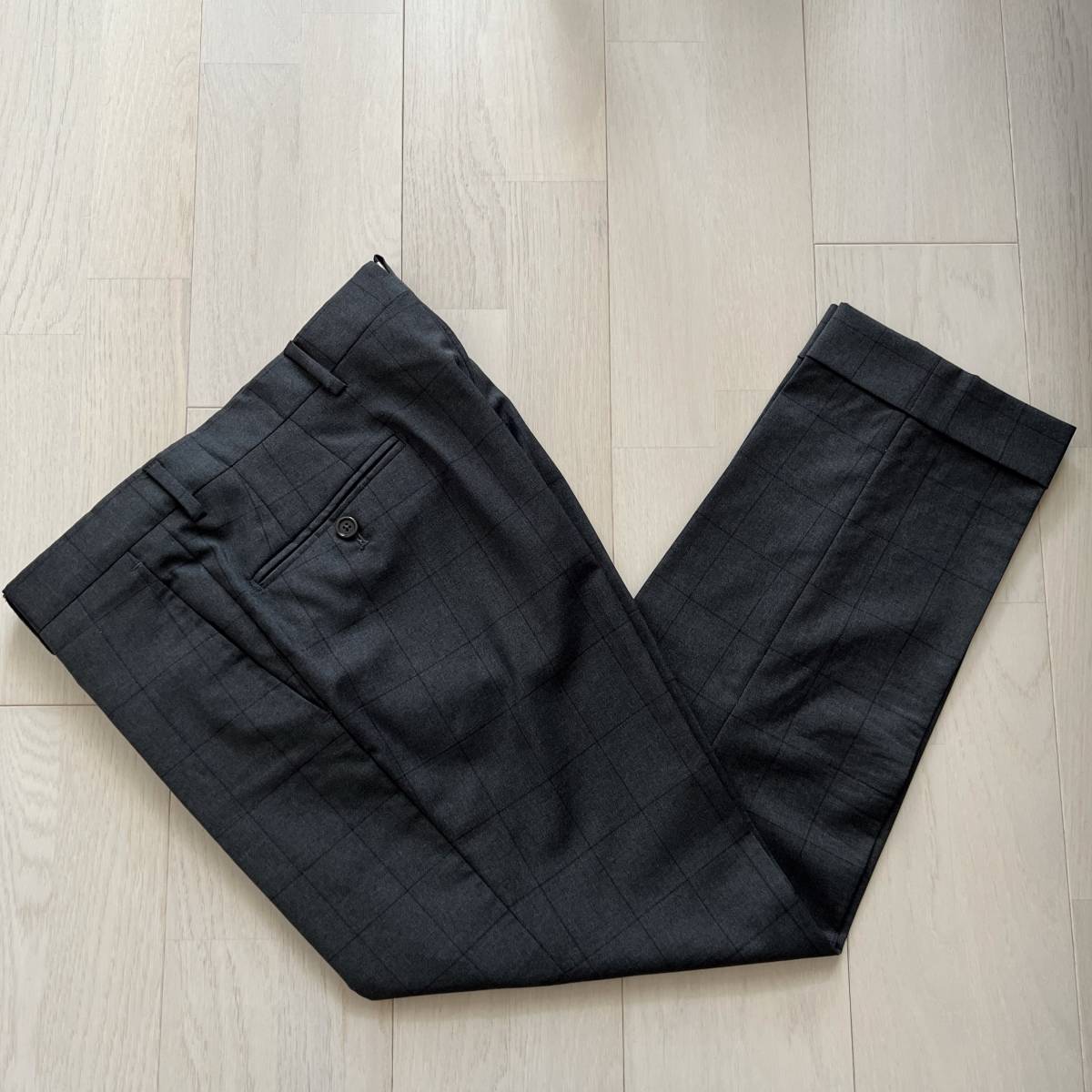 DE PETRILLO 定価20万 スーツ セットアップ グレー 46 ビジネス メンズ