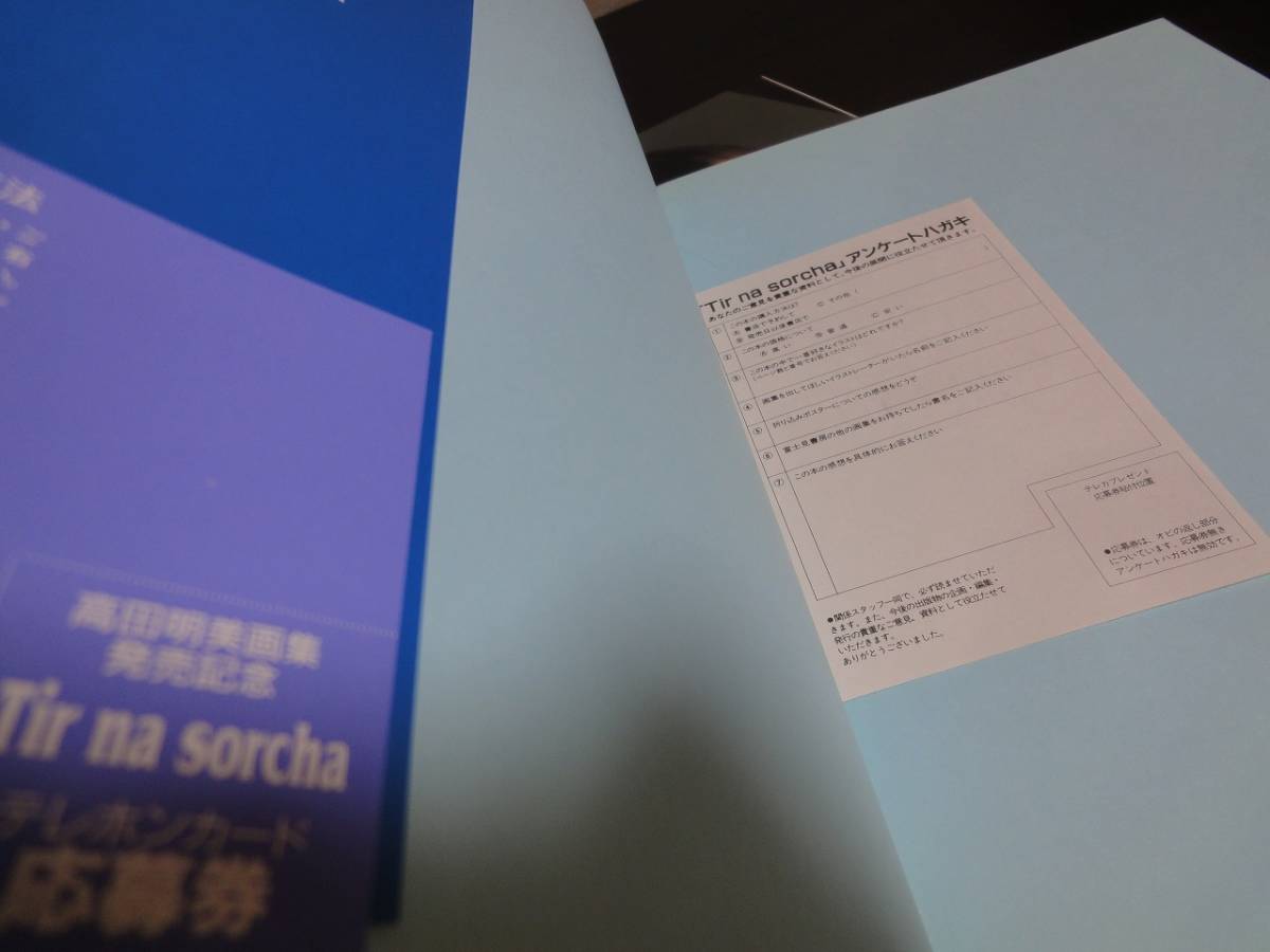 初版！帯付き】希少♪高田明美 Tir na sorcha DRAGON MAGAZINE SPECIAL 
