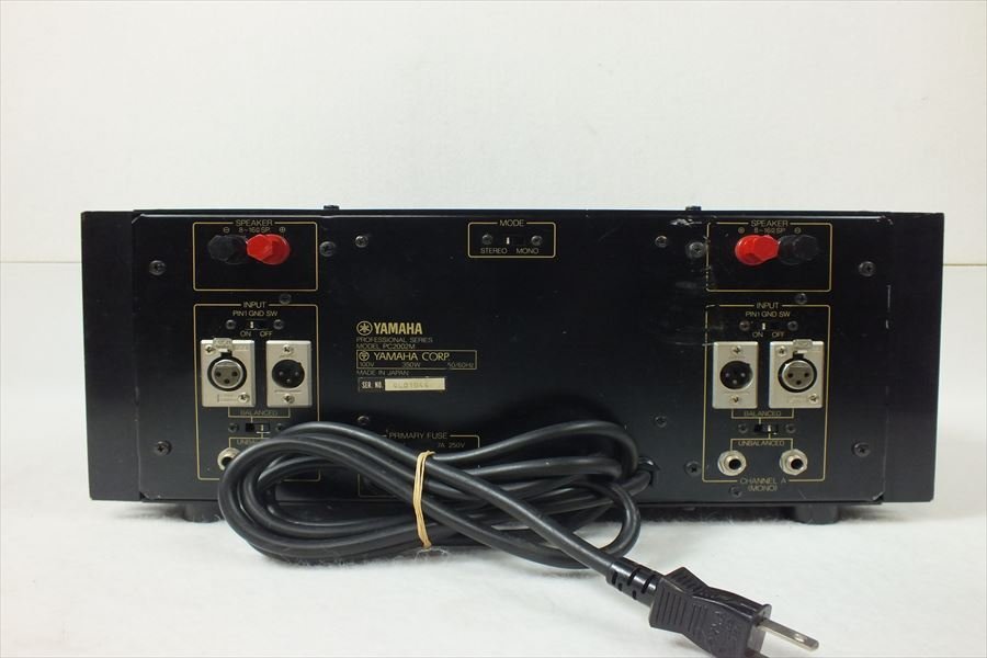 YAMAHA ヤマハ 業務用パワーアンプ PC2002M アンプ 美品 YAMAHA