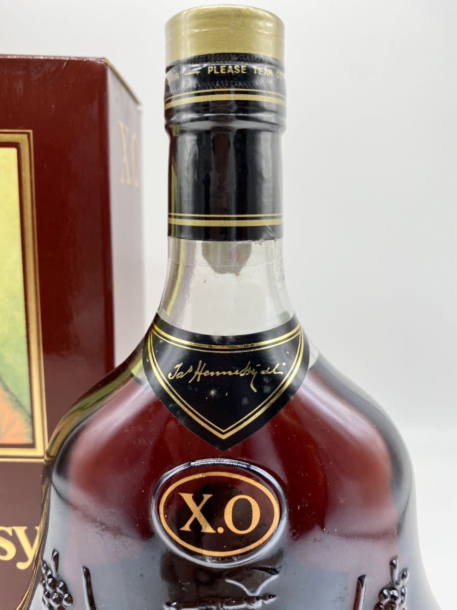 未開栓】Hennessy ヘネシーXO クリアボトル 金キャップ 箱付き 700ml