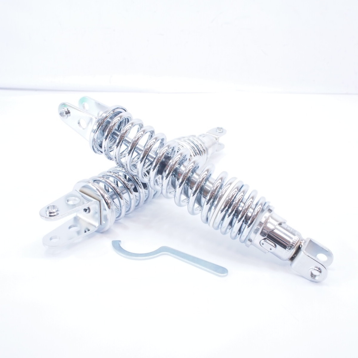 CB400T CB250TホークMDIメッキ330mm クローム リアサスペンション左右