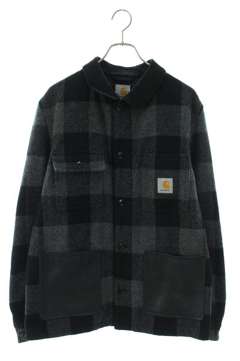  ユーケーカーハート UKCARHARTT アイコムデギャルソンジュンヤワタナベマン 17AW サイズ:L チェック柄ブルゾン BS99(Lサイズ)｜売買されたオークション情報、yahooの商品情報をアーカイブ公開 - オ ジャンパー、ブルゾン一般