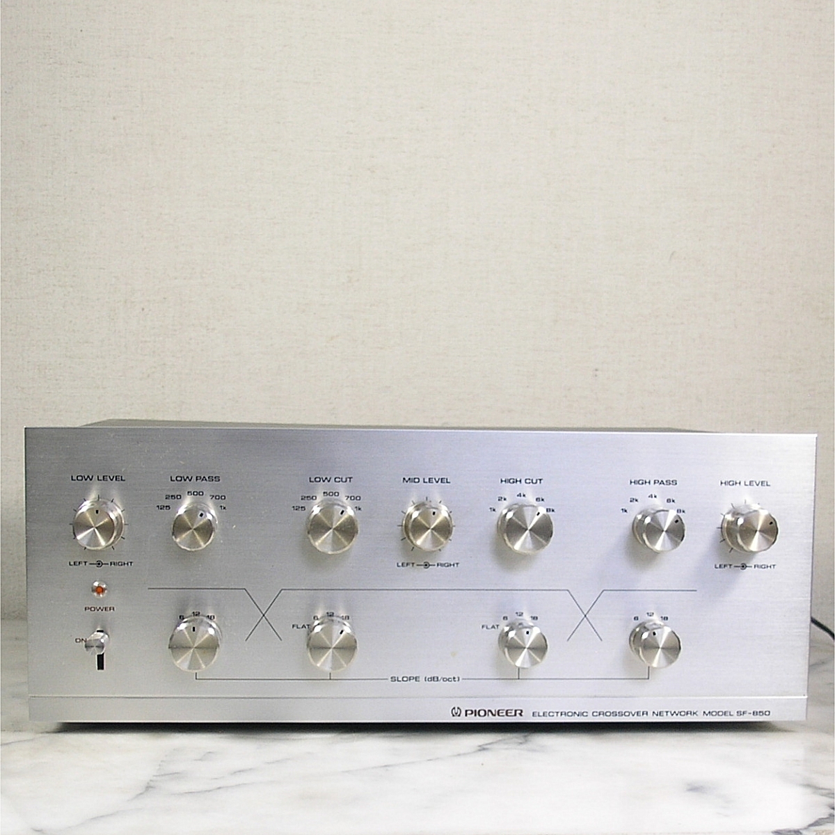 PIONEER SF-850 エレクトロニック クロスオーバーネットワーク 動作品