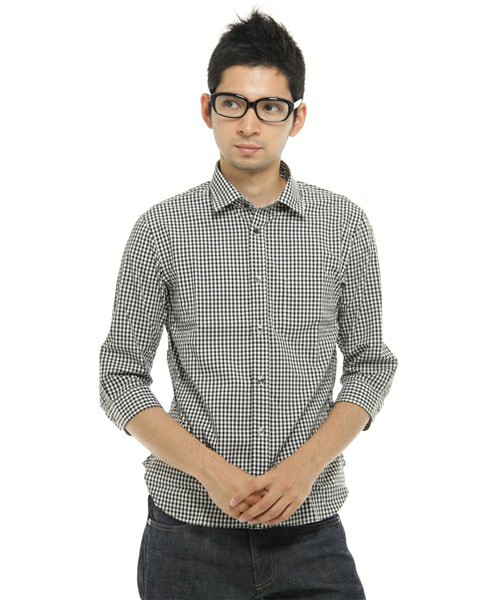 定番，豊富な BEAUTY&YOUTH MENS／UNITED ARROWS／ユナイテッドアローズ 70／GGM CHK REG 7SL ギンガムチェック シャツ 7分袖 S(半袖シャツ)｜売買されたオークション情報、yahooの商品情報をアーカイブ公開 - オーク 男性用
