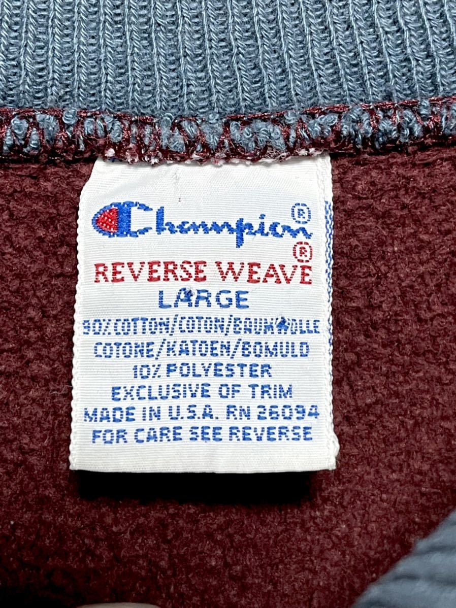 Vintage USA製 90s 刺繍タグ Champion チャンピオン リバースウィーブ