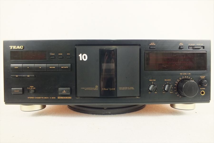 TEAC V-3010 ステレオカセットデッキ 本体 TEAC V-3010の仕様 ティアック