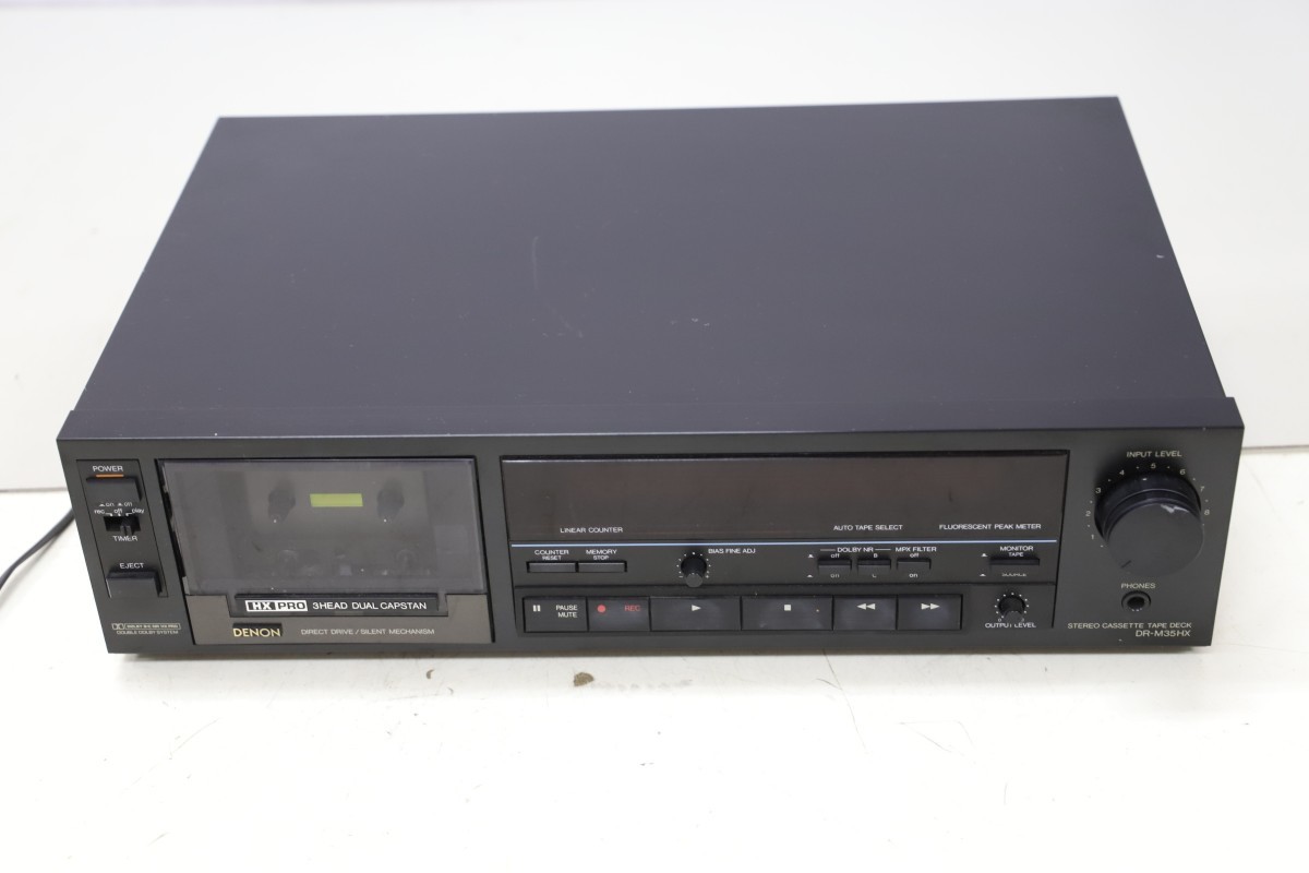 DENON DR-M35HX カセットデッキ - メルカリ 動作品 ⁄ Yahoo