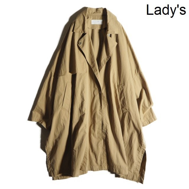 K2413P ▽Plage プラージュ▽ 22SS テントコート ベージュ 34 オーバー  
