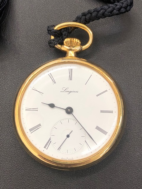 仙20 LONGINES ロンジン 自動巻き 腕時計 懐中時計 ラウンドケース