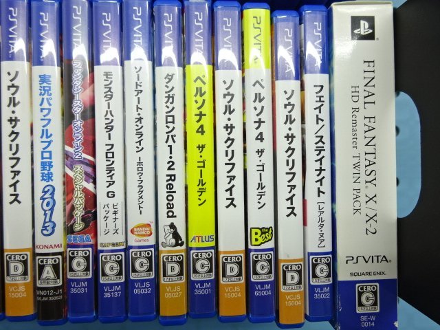 23SA○PSVita PlayStationVita ゲームソフト 56本 セット まとめ売り