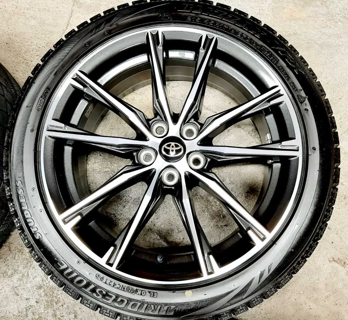 極上品】トヨタ 86 後期 純正 ホイールタイヤ 2019年製 ブリヂストン