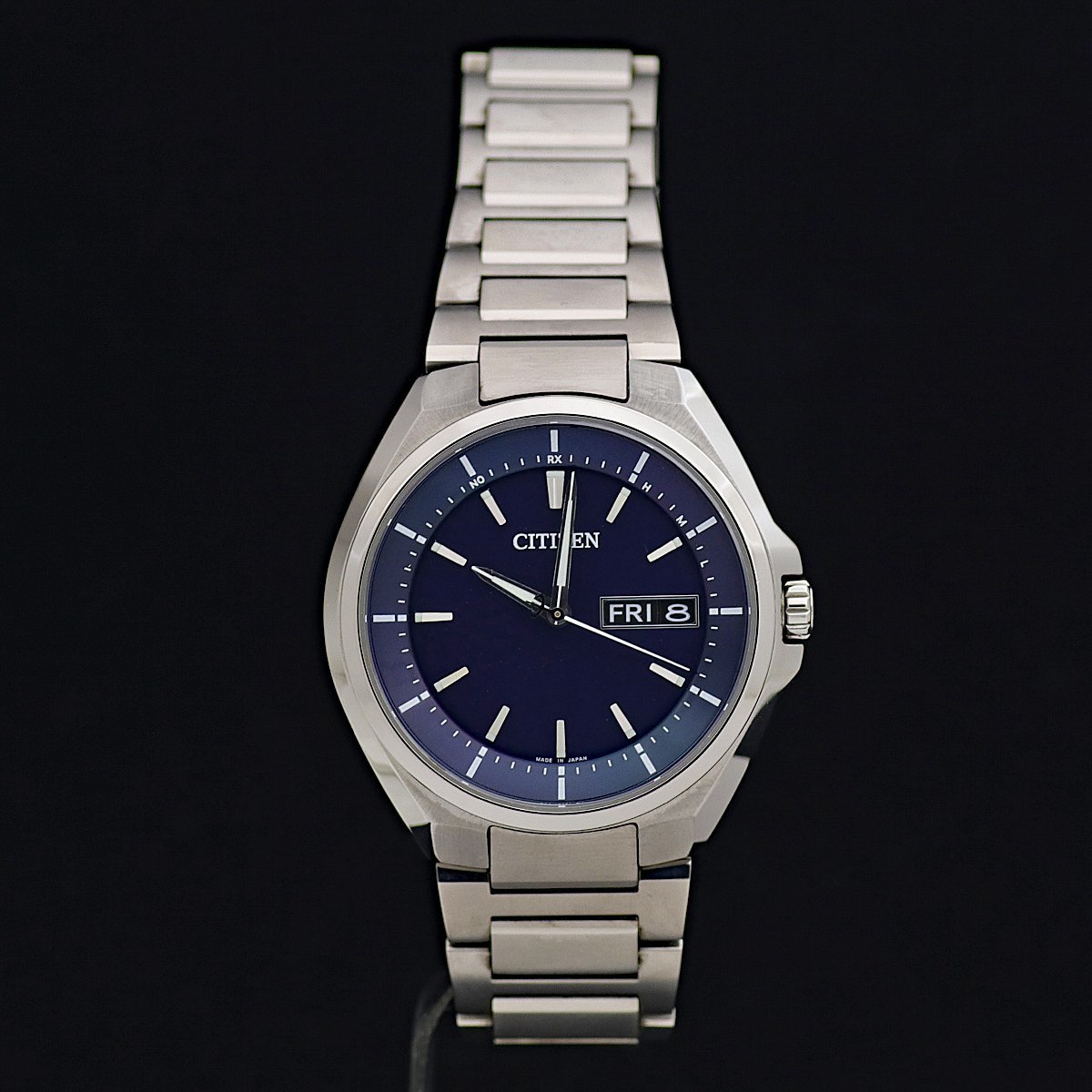 美品 CITIZEN シチズン アテッサ デイデイト AT6050-54L H100 チタン 