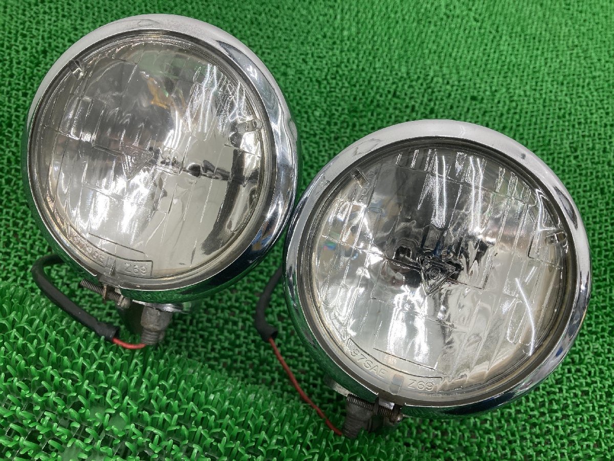 FLH フォグランプ 左右 Z69 ハーレー 純正 中古 バイク 部品 ショベル