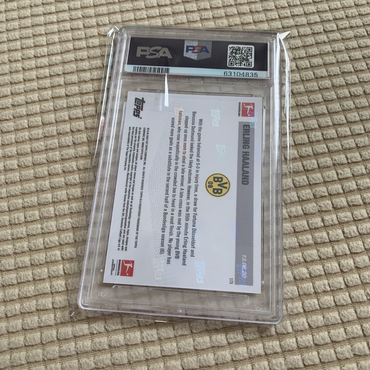 PSA10 2019 Topps now ERLING HAALAND サッカー カード Panini Chrome