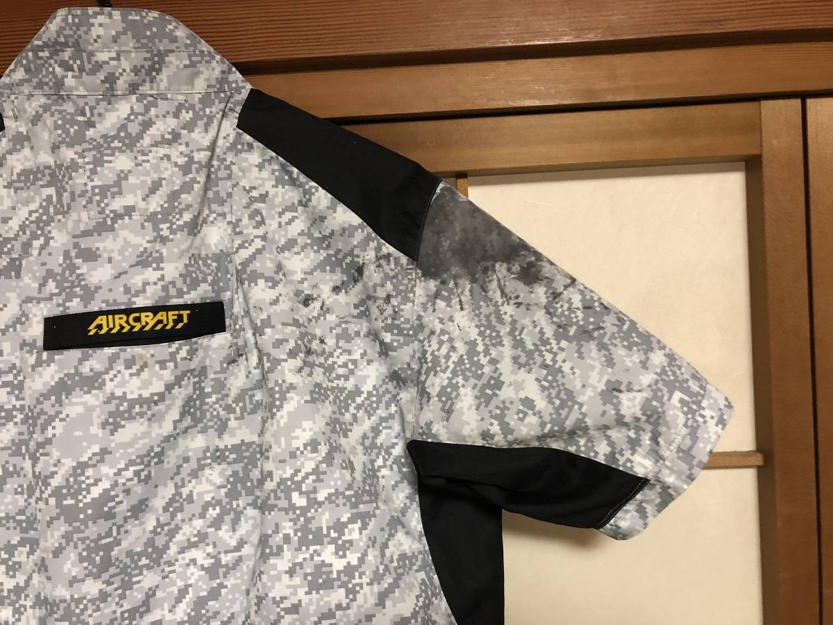 バートル 空調服 エアクラフト AC1076 カモフラシルバー 半袖 中古