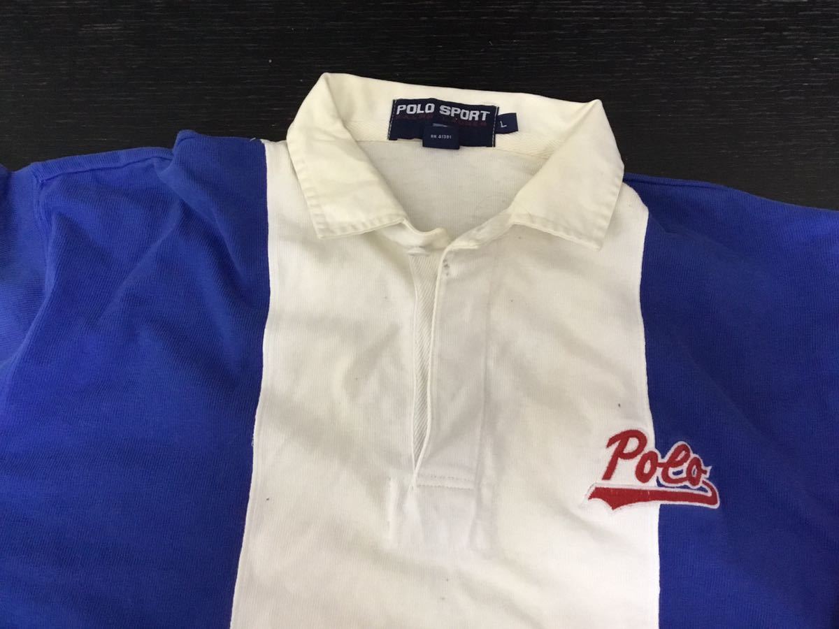 POLO ラガーシャツ ポロスポーツ SPORT RALPH 90s LAUREN ボーダー 