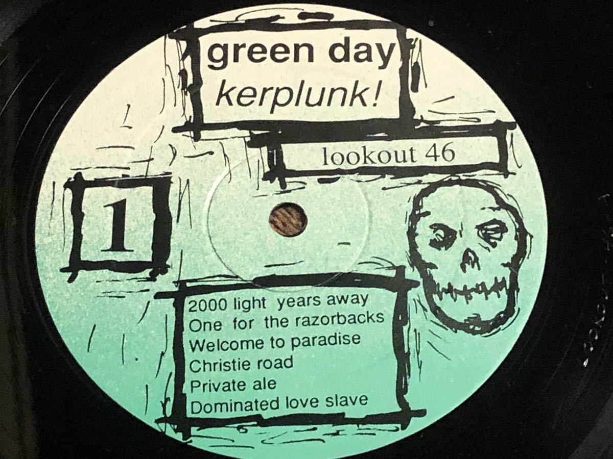 Green Day / KERPLUNK LP 12インチ #グリーンデイ #レコード #PINHEAD GUNPOWDER