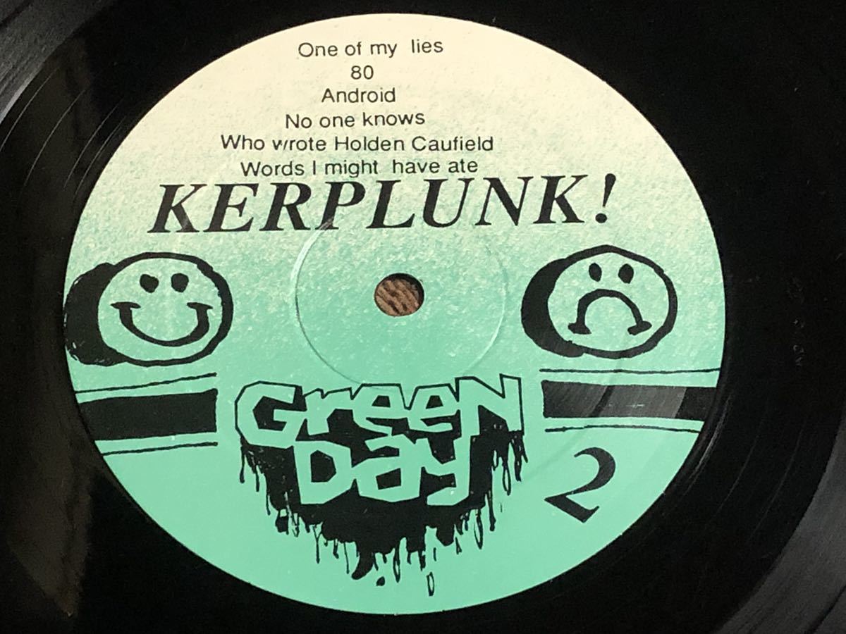 Green Day / KERPLUNK LP 12インチ #グリーンデイ #レコード #PINHEAD GUNPOWDER