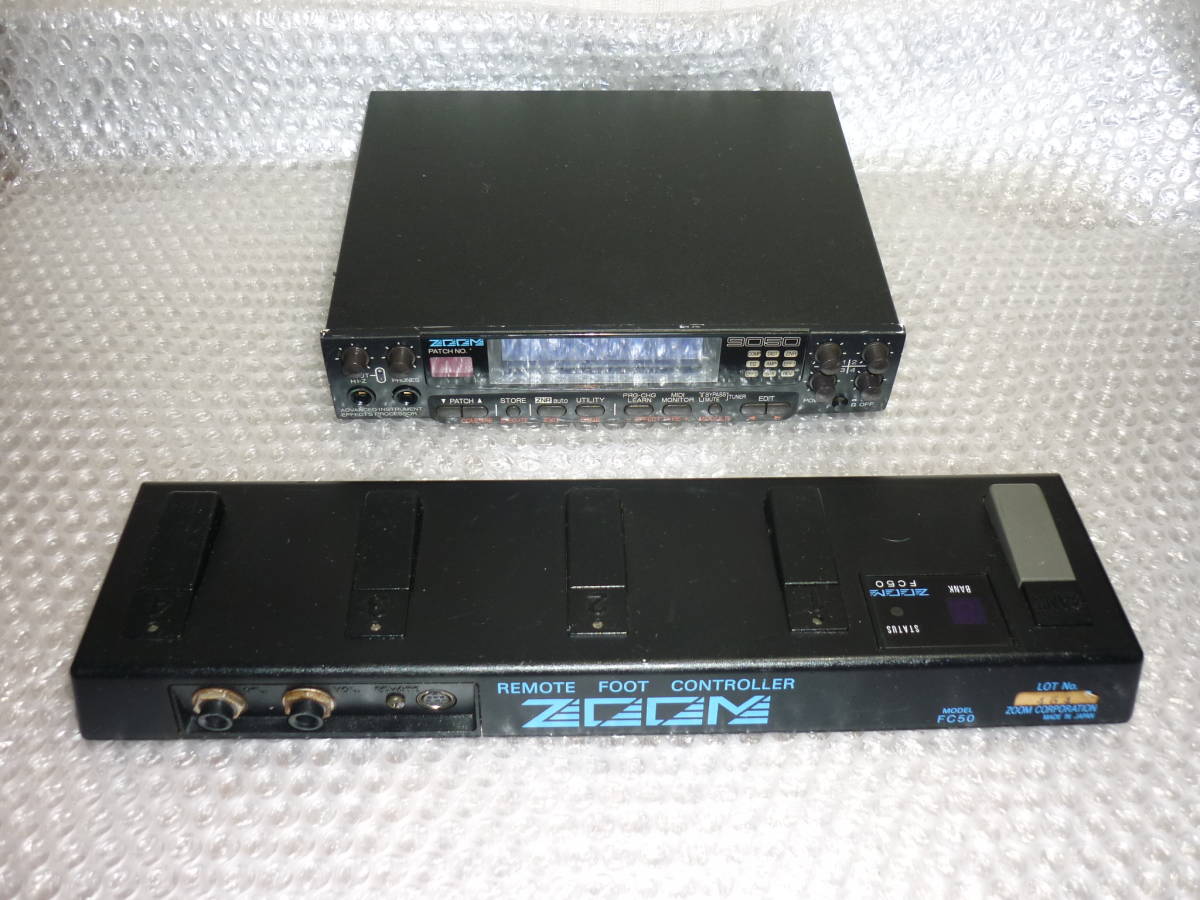 zoom 9050 マルチエフェクター-effector ZOOM 9050 ハーフラックマルチ