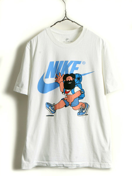 2025，得価 80s ビンテージ デザイン NIKE プリント 半袖 Tシャツ メンズ M 古着 ナイキ プリントTシャツ ロゴTシャツ スウォッシュ 復刻 HIKE(Mサイズ)｜売買されたオークション情報、yahooの商品情報をアー 男性用