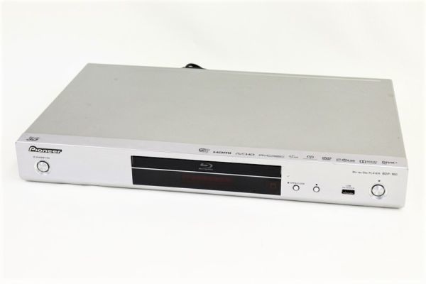 EM-100400【ジャンク】ブルーレイディスク/DVDプレーヤー [BDP-160-S] Pioneer(パイオニア) 2013年発売 シルバー【まれにフリーズ】中古
