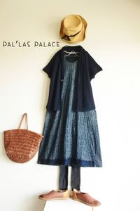 パラスパレス インディゴ染 ワンピース キャミワンピ Www Cpcmetrofriends Org