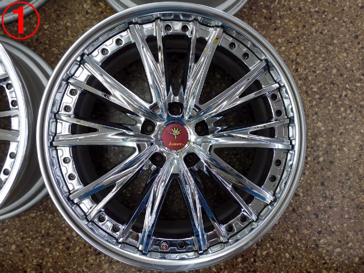 □ weds クレンツェ エルアボラ メッキ 19インチ 8.5J+43 9J+49 5H 