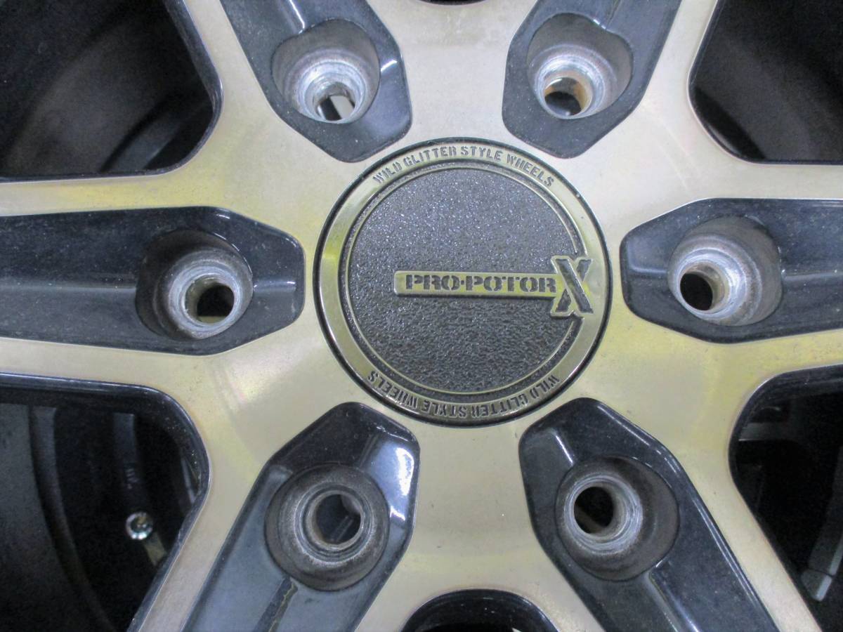 PRO POTOR X 15インチ 200系 ハイエース用 6.0J-15 +33 6H 139.7 4本