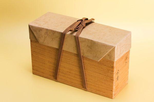 丹波焼石田陶春丹波茶入 仕覆付 共箱 茶道具 丹波茶入 共