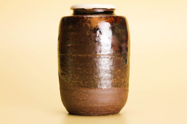 石田 陶春 丹波茶入 共箱 　替仕覆　茶道具 丹波焼石田陶春丹波茶入 仕覆付 共箱 茶道具 丹波茶入 共