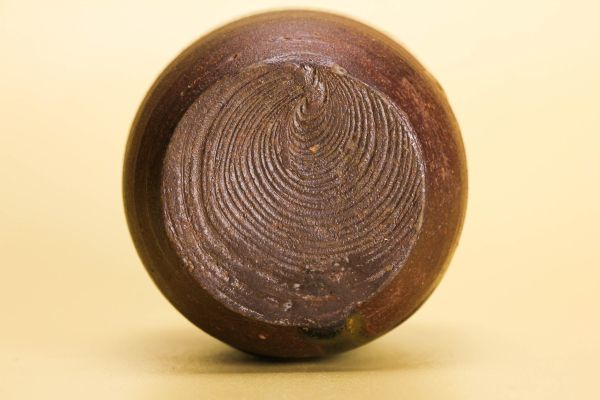 丹波焼石田陶春丹波茶入 仕覆付 共箱 茶道具 丹波茶入 共