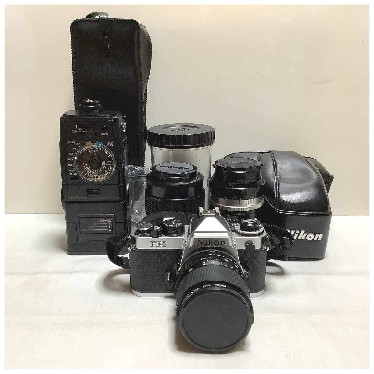 Nikon FE2 ニコン シルバー フィルム一眼レフ Nikonのフィルムカメラ