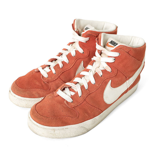 古着 NIKE ナイキ ダンク ハイ ヴィンテージパック スエード スニーカー NIKE DUNK HI AC 398263-801 28cm オレンジ シューズ メンズ ダンク DUNK ヴィンテージ - DIRTY VNTG