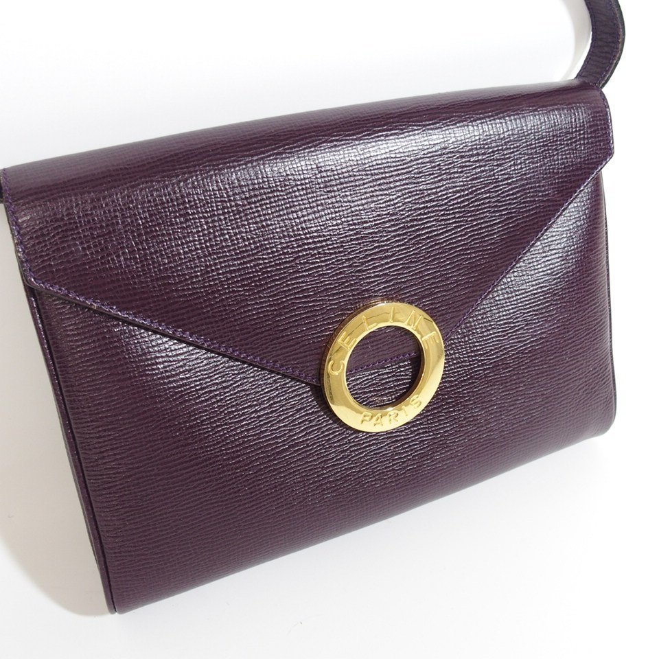 f002 2Fbag セリーヌ CELINE ショルダーバッグ サークルロゴ 2WAY
