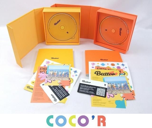 同梱可】中古品 韓流 防弾少年団 BTS Butter CD トレカ 9枚 メッセージ 