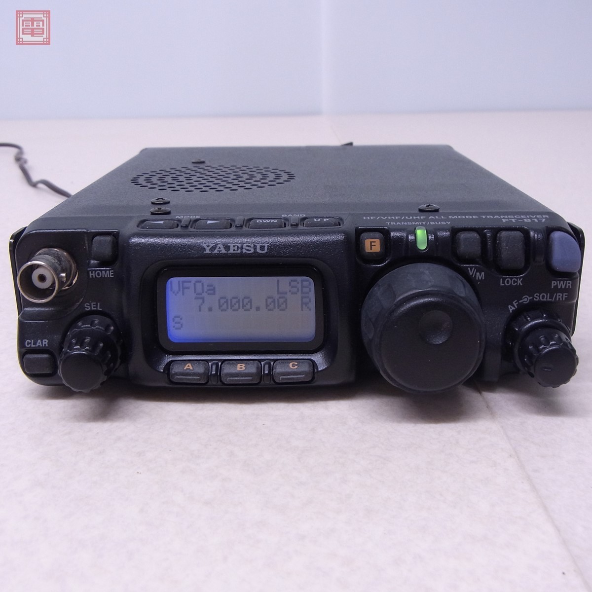 外見綺麗品 ヤエス 八重洲 FT-817 HF/50/144/430MHz 5W 取説付 + 第一