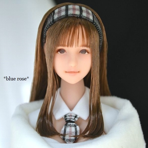 blue rose* 1/6カスタムドールヘッド ボディ本体 衣装 靴 フルセット