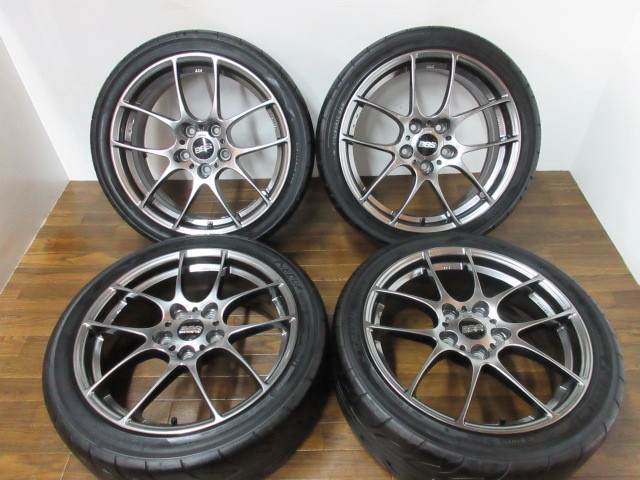 【送料無料・税込み】美品！BBS RF 鍛造17in7J+50 17in7.5J+45 5穴PCD114.3 ネオバ 205/45 215/40R17スイスポ CR-Z NCロードスター等